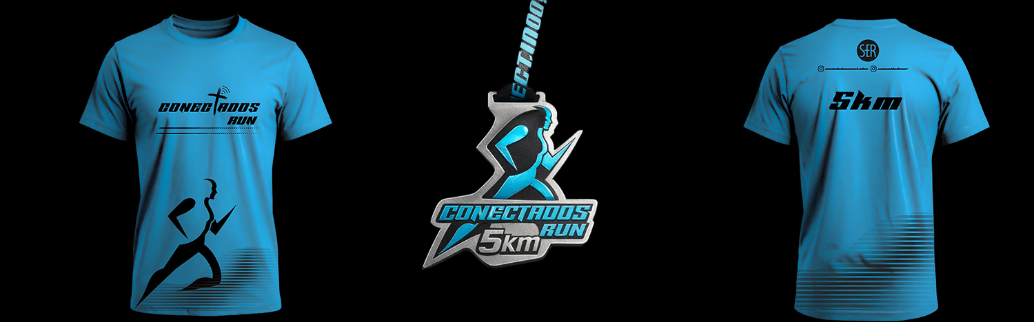 Arte promocional da Conectados Run